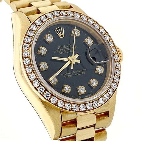 rolex color diamond|rolex watch diamond bezel prices.